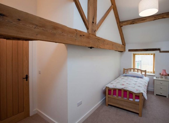 Single bedroom in the Blacksmiths Shop holiday cottage.